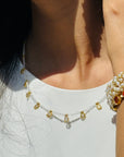 Citrus Carnelian 18k Gold Plated Silver 925 Bracelet
