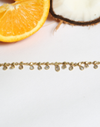Ranlex Diamond & Pearl 18K Gold Plated Silver 925 Necklace