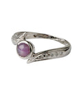 Flawless star ruby & diamond ring