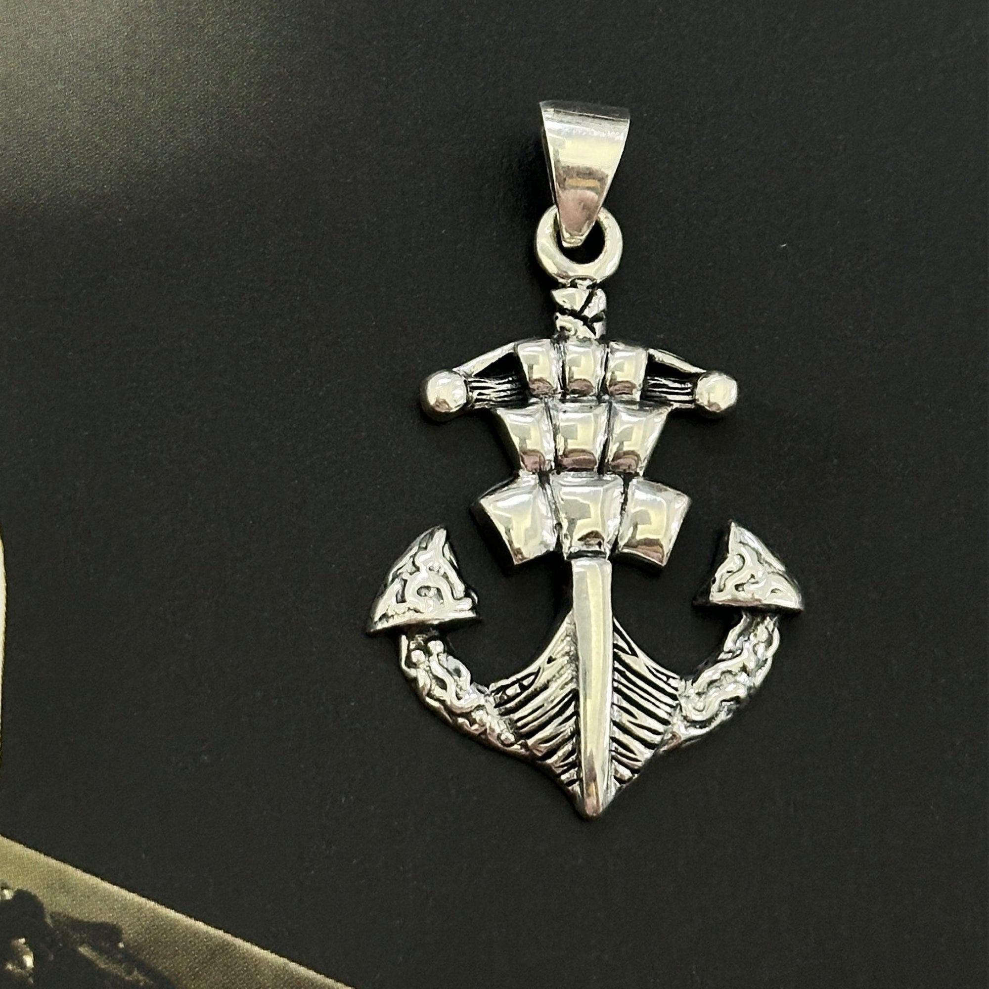 Hook Silver 925 Men's Pendant