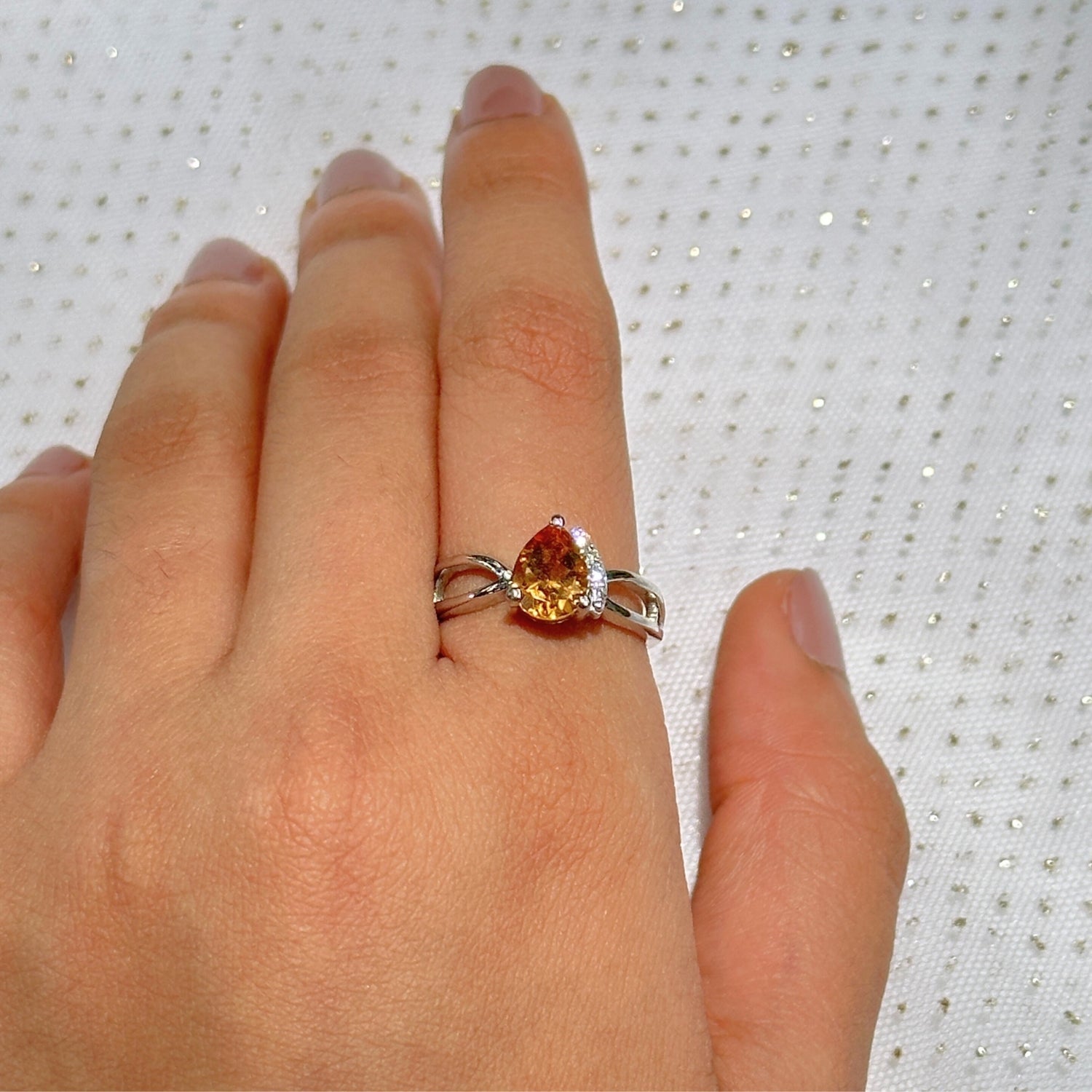 Pera Gemstone Silver 925 Ring