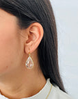 Crystal 18K Gold Earrings