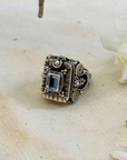 Tala Gemstone Openable Silver 925 Ring