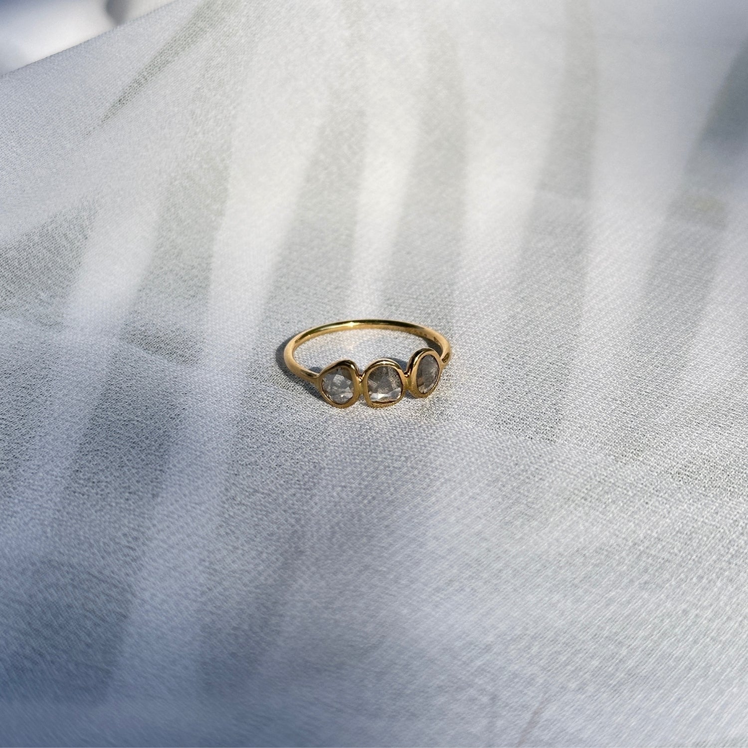 Polki Diamond 18K Gold Ring