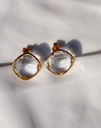 Crystal 18K Gold Earrings