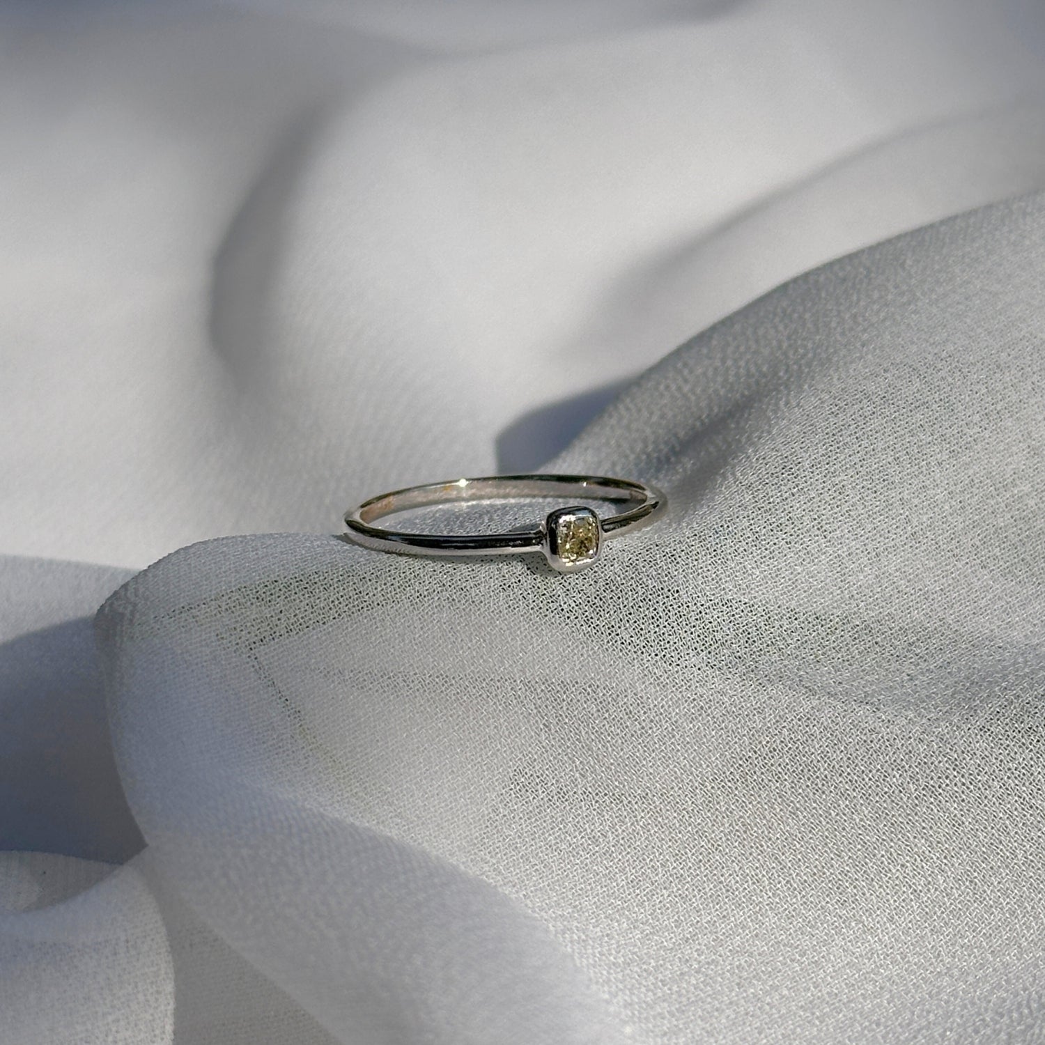 Diamond 18K White Gold Ring