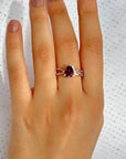 Pera Gemstone Silver 925 Ring