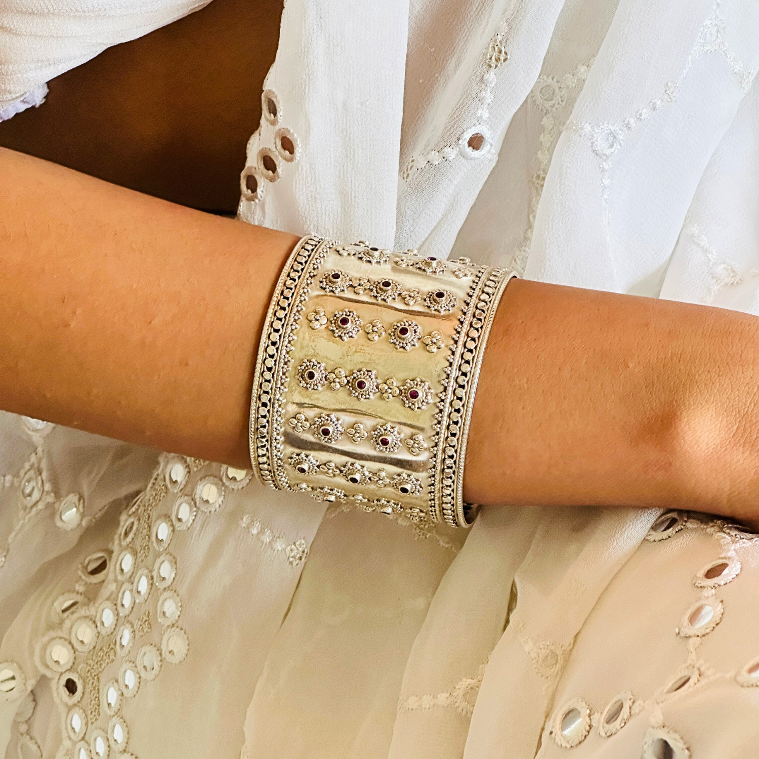 Ojasvi Silver 925 Cuff Bangle