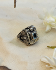 Tala Gemstone Openable Silver 925 Ring