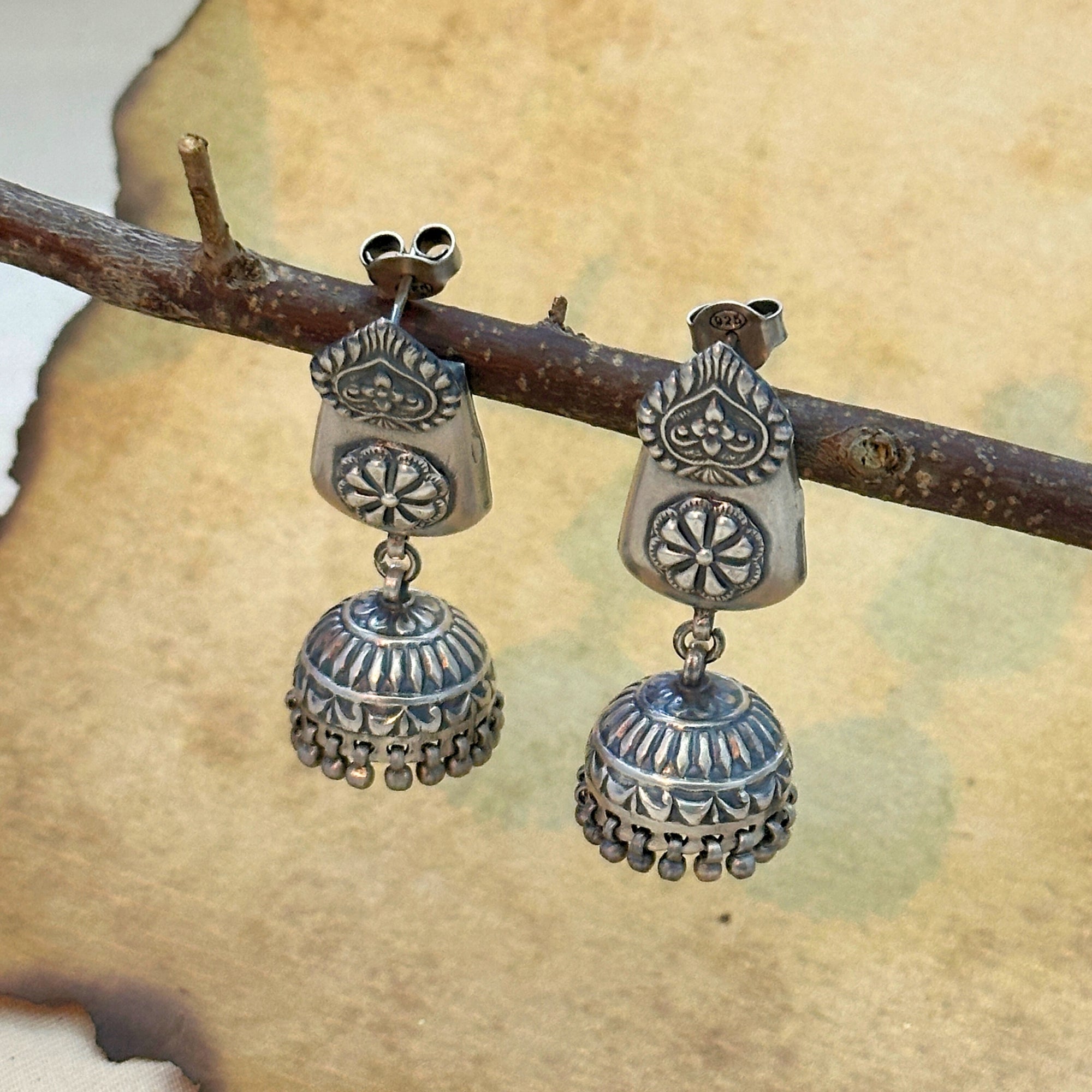 Arnit Traditional Silver 925 Earrings