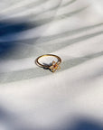 Diamond Flower 18K Gold Ring