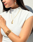 Pablo Pendant 18K Gold Plated Silver Necklace