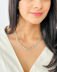 Cyril Aquamarine 18K Gold Plated Silver 925 Necklace