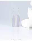blue earrings
