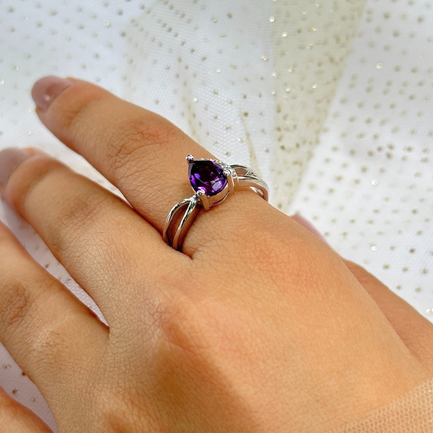 Pera Gemstone Silver 925 Ring