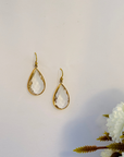 Crystal 18K Gold Earrings