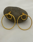 Suttan Gold Plated Silver 925 Earrings