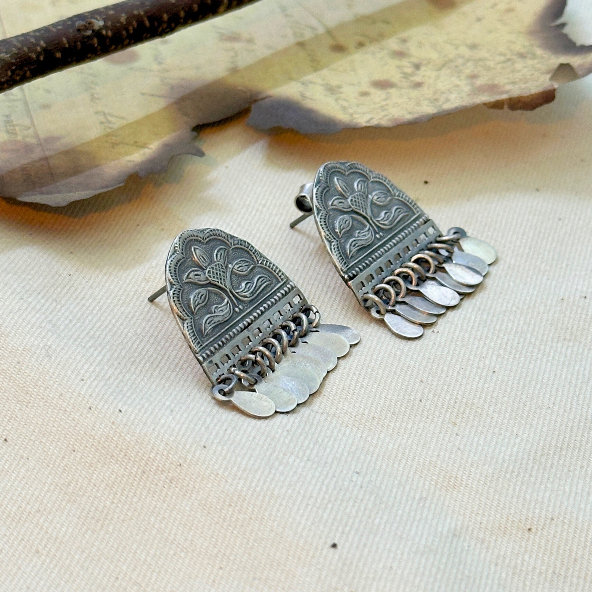 Aarohi Traditional Silver 925 Earrings