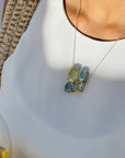 Awaroa Aquamarine Silver 925 Necklace