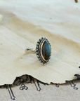 Nayan Traditional Gemstone Silver 925 Ring