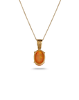 Opal & Diamond 18K Gold Pendant