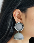Amala Silver 925 Jhumki Earrings