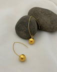 Everett Gold Plated Silver 925 Earrings