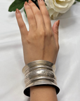 Aarav Traditional Silver 925 Cuff Bangle