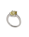 Fascinating Lemon Quartz Silver 925 Ring