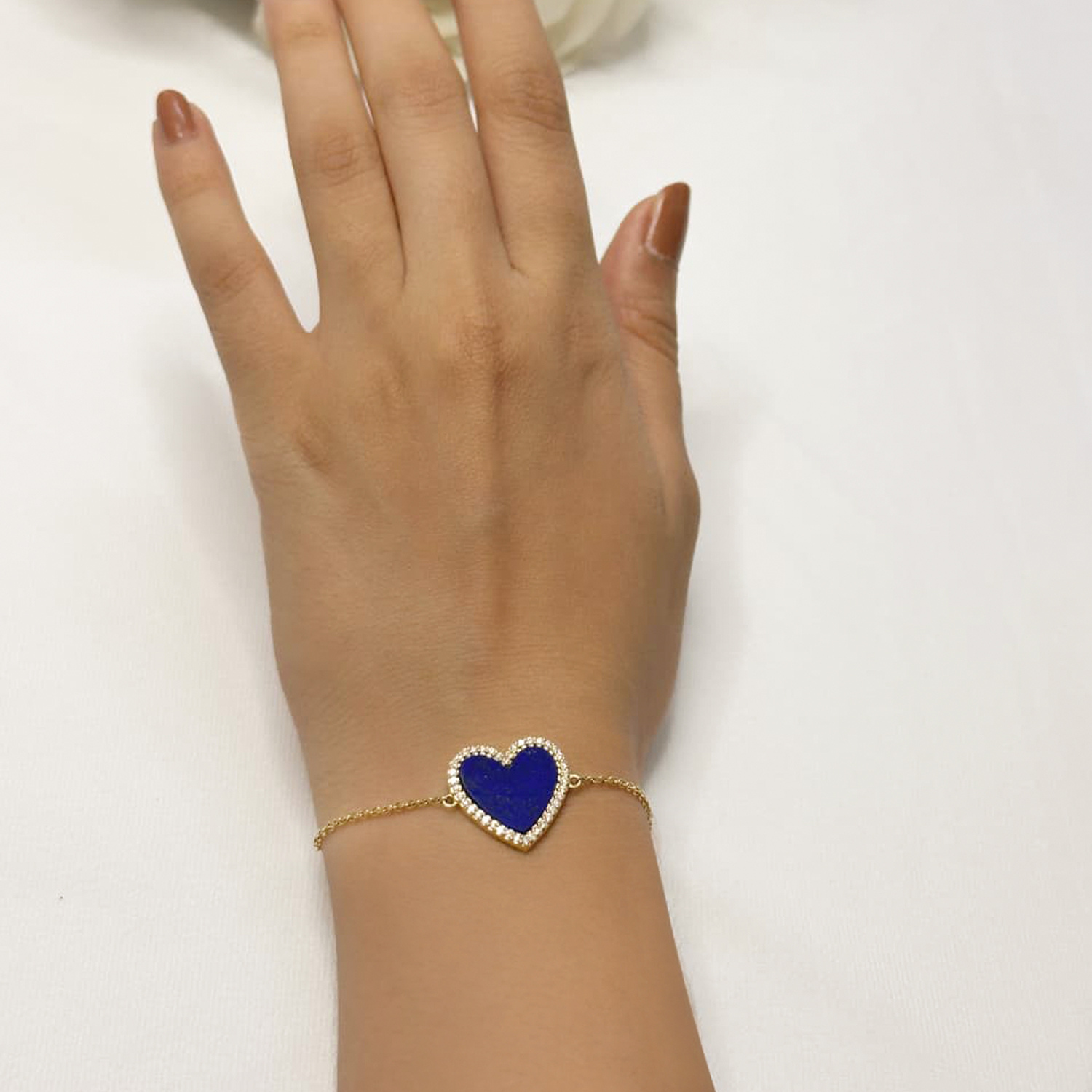 Sei Lapis Lazuli & Diamond Bracelet