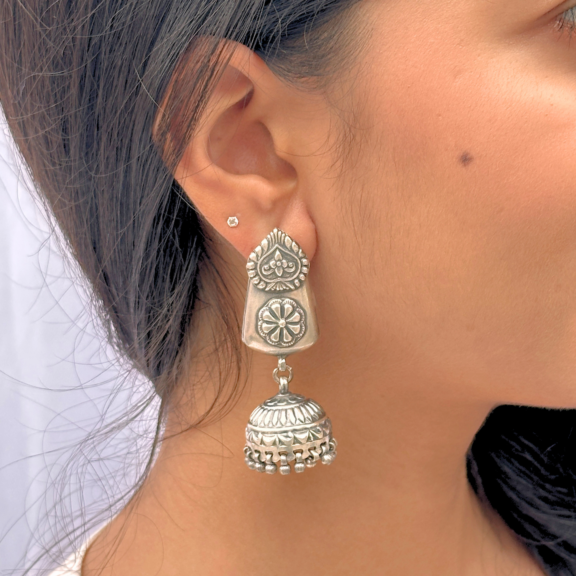 Arnit Traditional Silver 925 Earrings