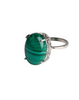 Beauteous malachite ring