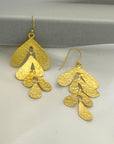 Lily Gold Plated Silver 925 Earrings