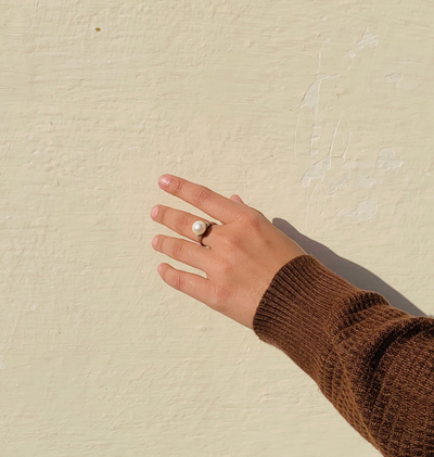 Nest Pearl Silver 925 Ring