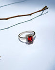 Geelong Gemstone Diamond Silver 925 Rings