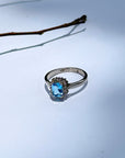 Geelong Gemstone Diamond Silver 925 Rings