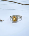 Geelong Gemstone Diamond Silver 925 Rings
