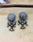 Ajrakh Traditional Silver 925 Earrings