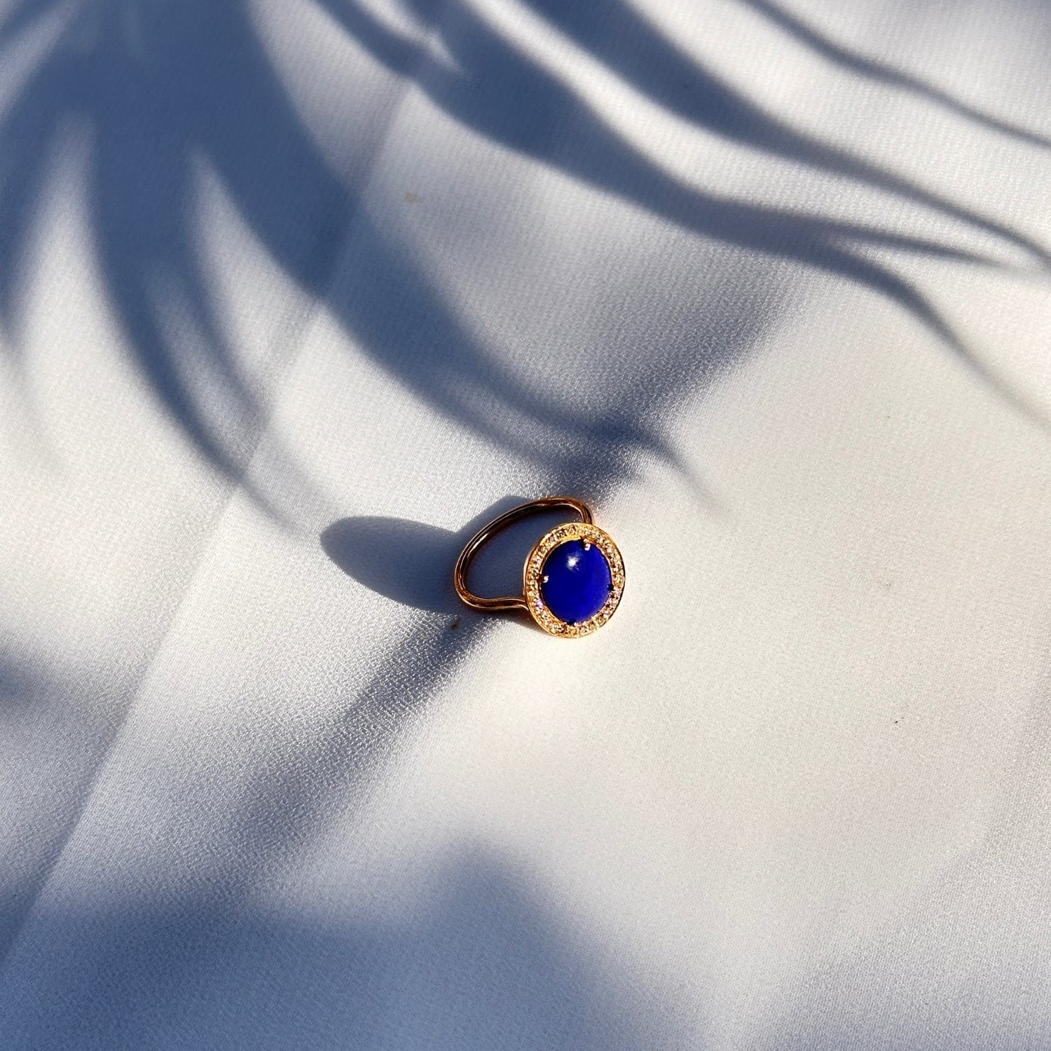 Kenzo Lapis Lazuli & Diamond Ring