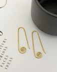 Welsey Gold Plated Silver 925 Earrings