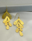 Lily Gold Plated Silver 925 Earrings