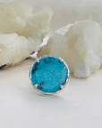 Daria Turquoise Silver Ring