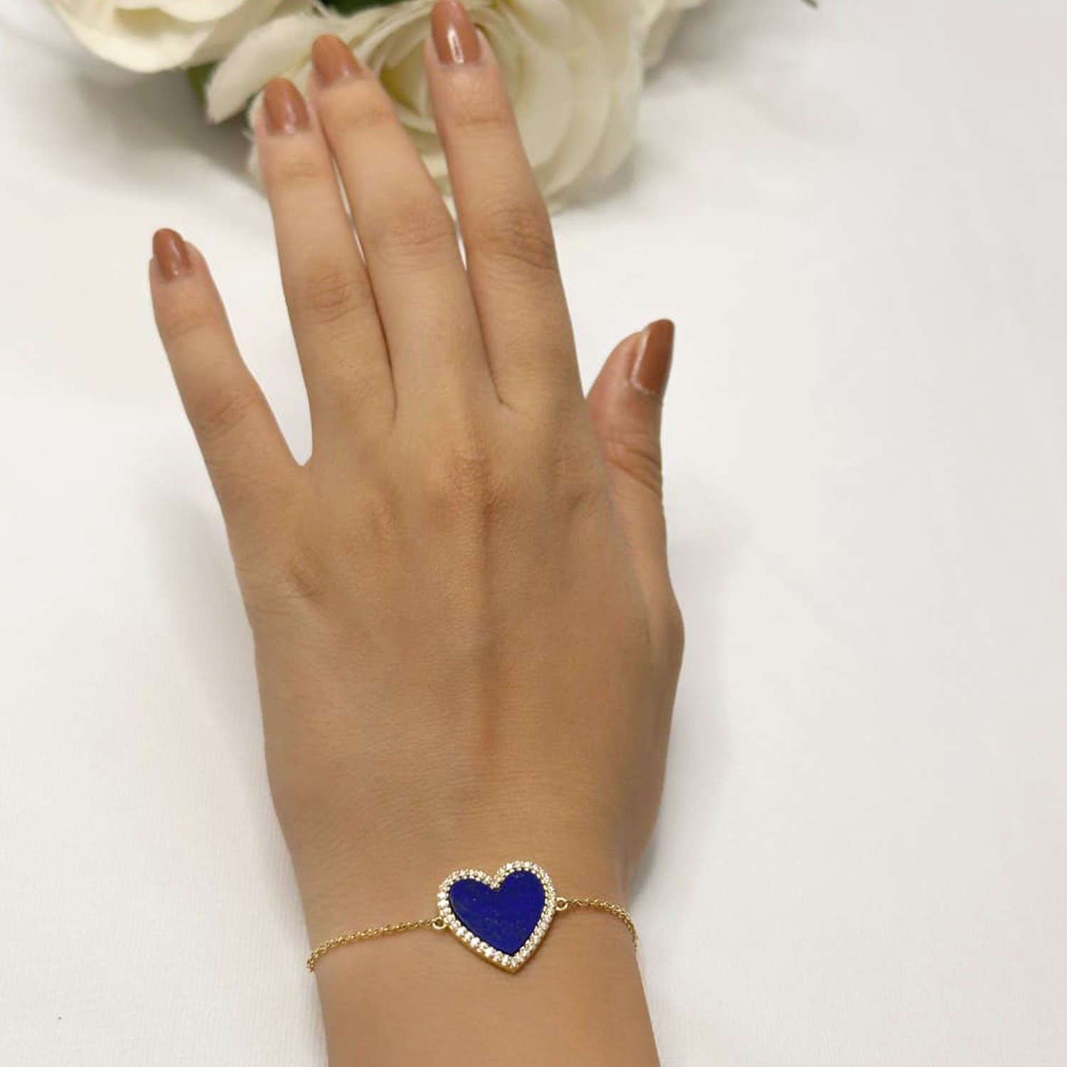 Sei Lapis Lazuli & Diamond Bracelet