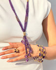 Lysa Tassel 18K Gold Plated Silver Necklace