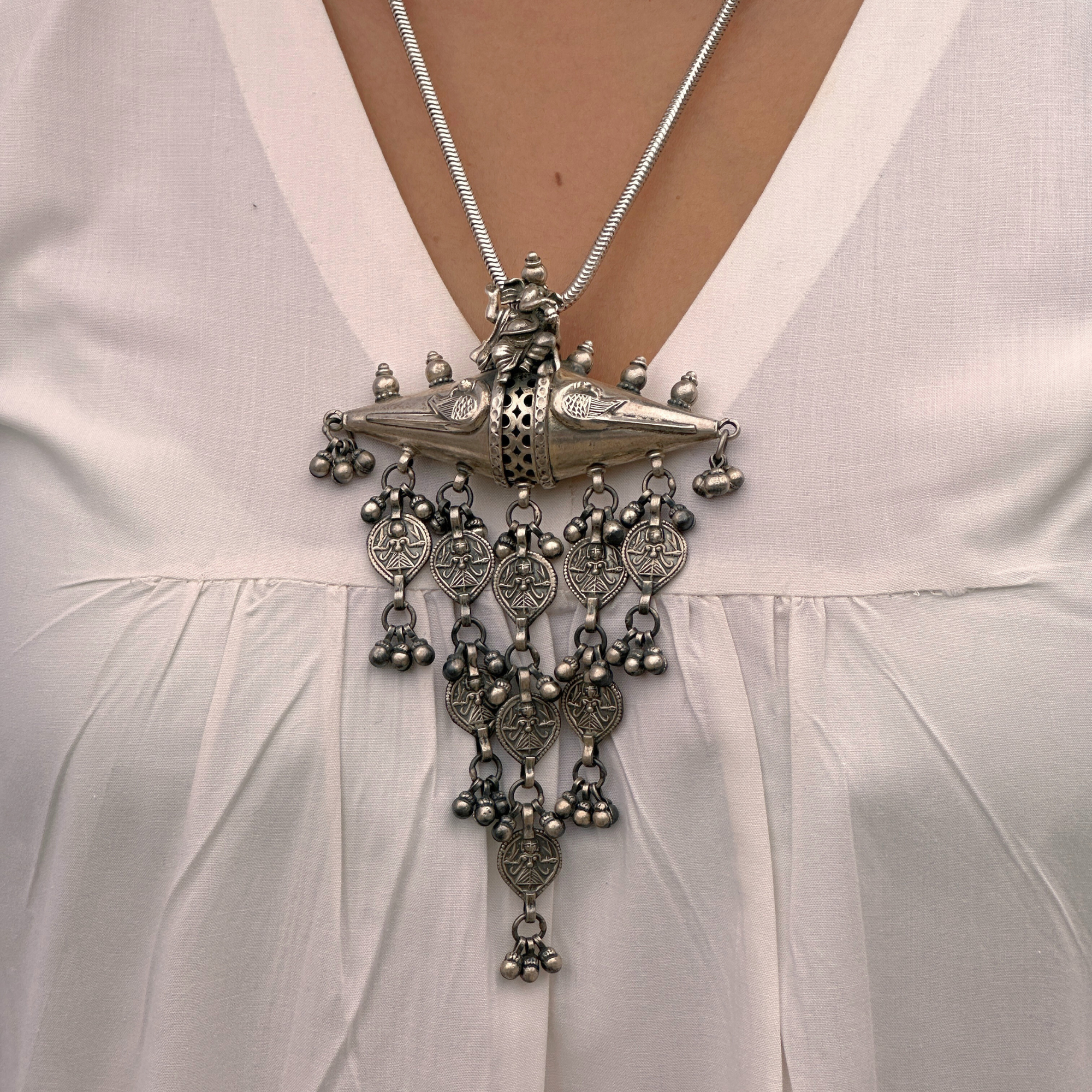 Rituja Silver 925 Traditional Pendant