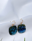 Labradorite 18K Gold Earrings