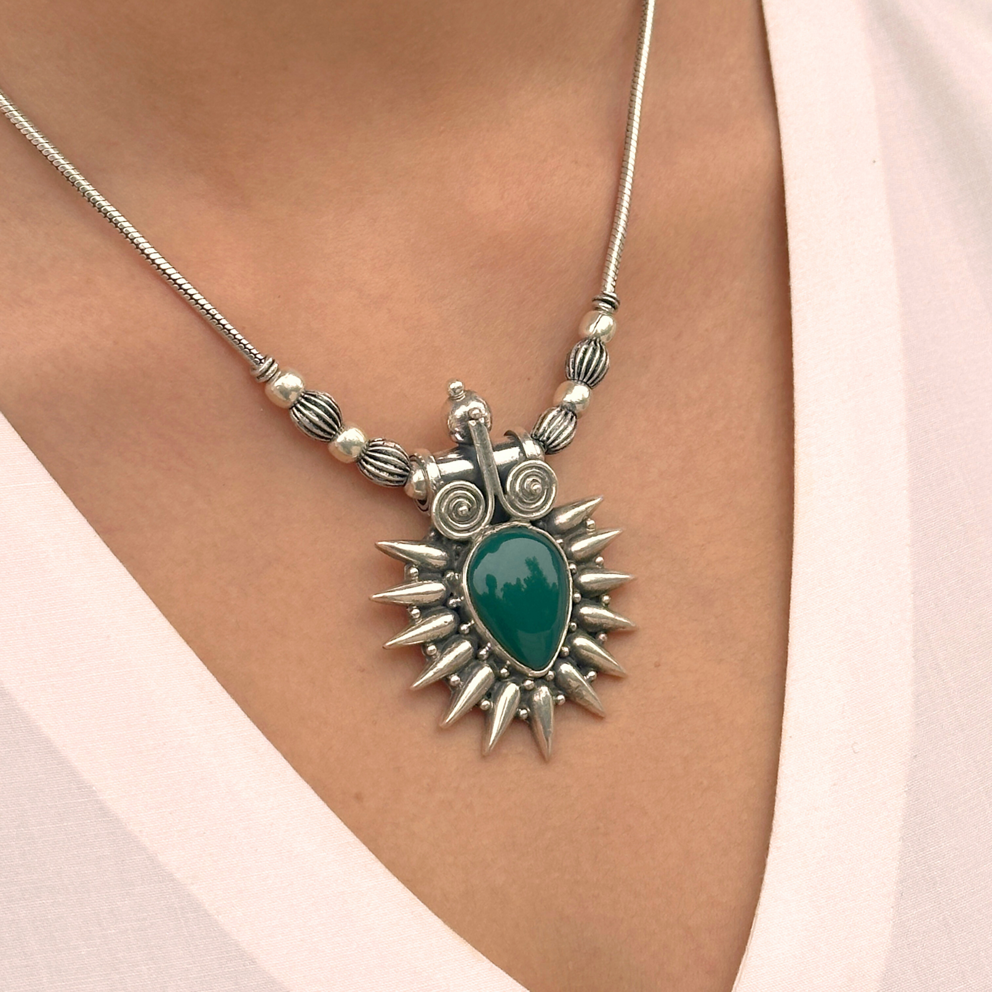 Lavanya Traditional Silver 925 Necklace