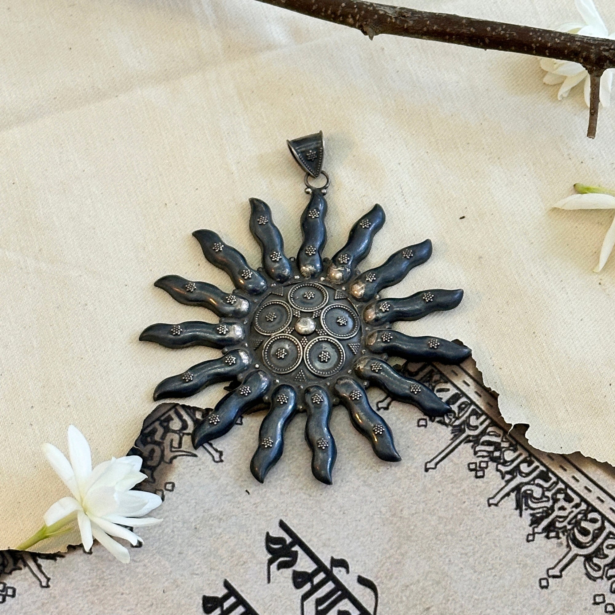 Suryavrat Silver 925 Traditional Pendant