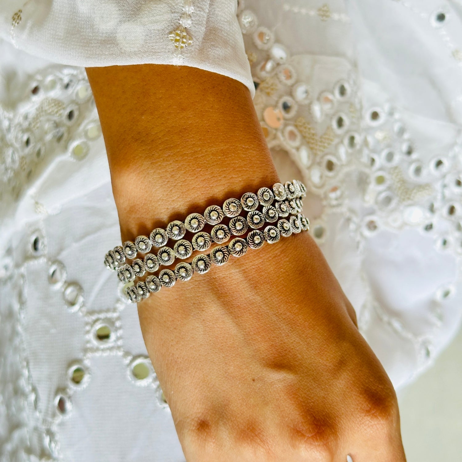 Kavya Silver 925 Traditional Bangle