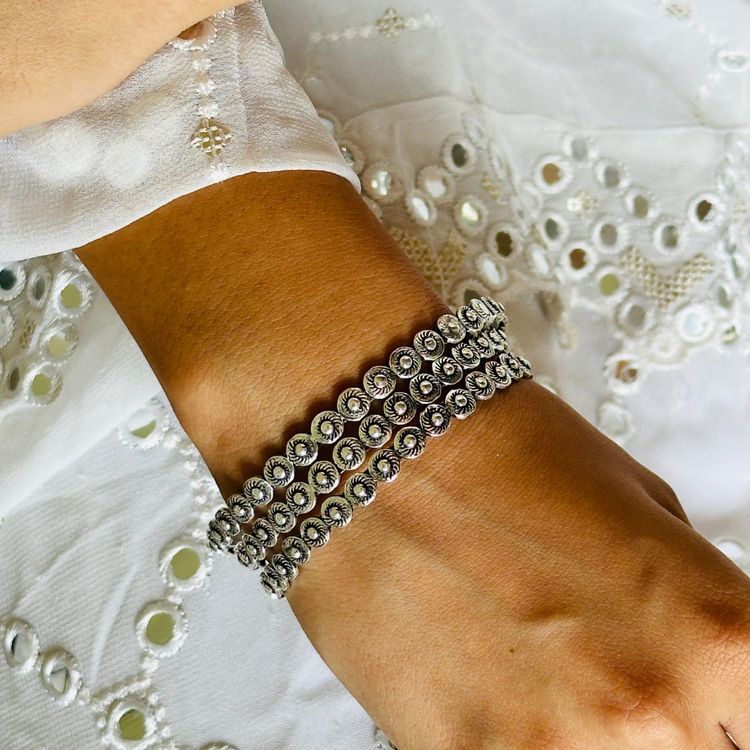 Kavya Silver 925 Traditional Bangle